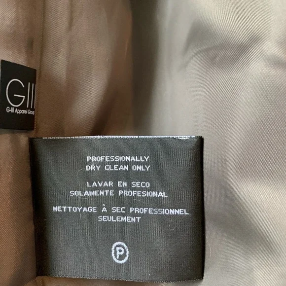 Kenneth Cole Tan Wool coat. size 8 NWT - Picture 13 of 14